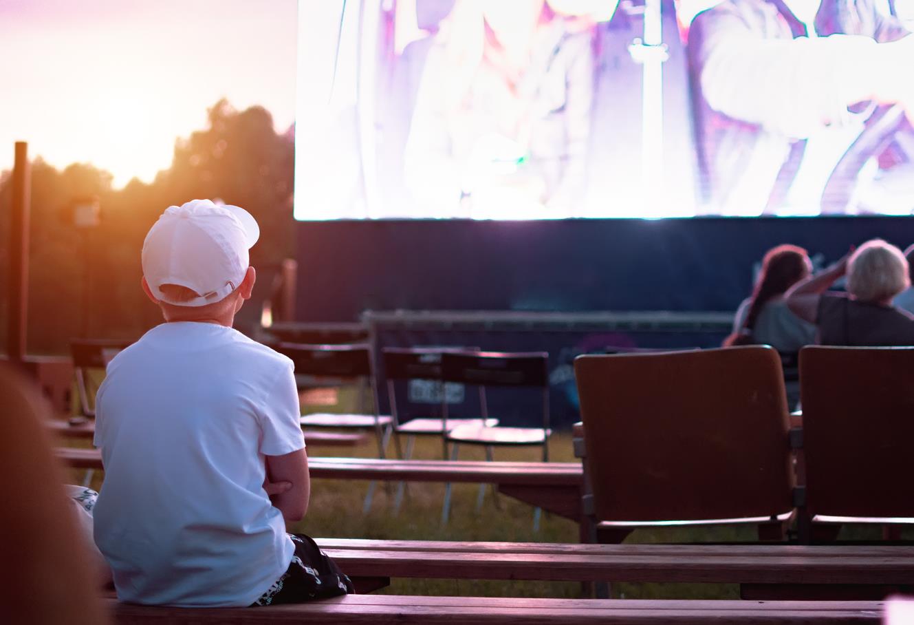 Movie Under the Stars at Tanger Outlet